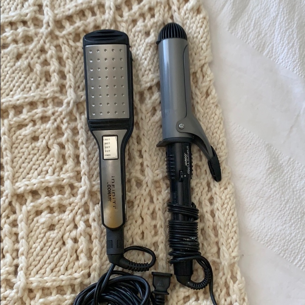 CONAIR Infinity Hair Straightener & Curling Iron